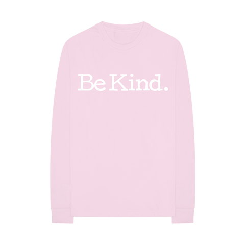Be Kind Pink Long Sleeve T-Shirt